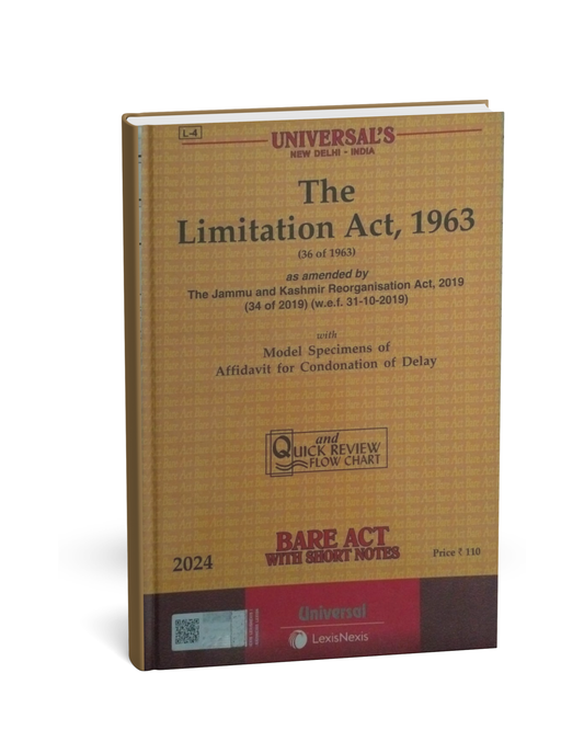 Universal LexisNexis – The Limitation Act, 1963 [English]