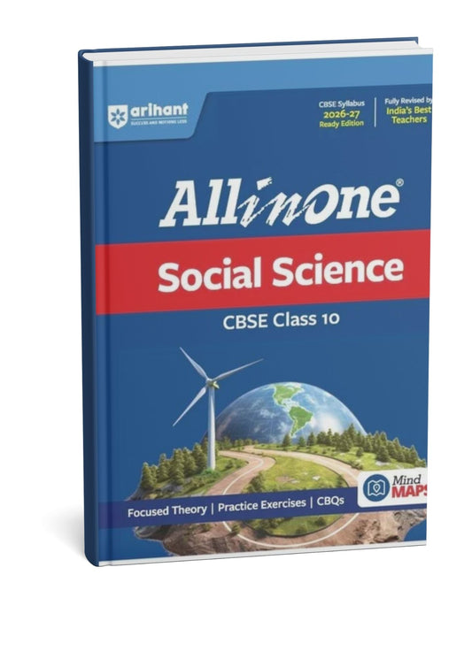 Arihant All in One Social Science Class 10 CBSE 2026–27 Edition (English Mudium)