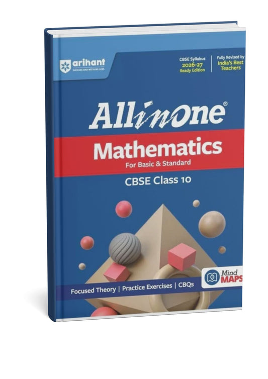 Arihant All in One Mathematics Class 10 CBSE 2026–27 Edition (English Medium)