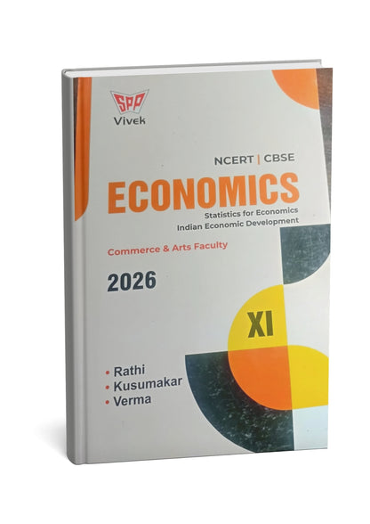 SPP Vivek Economics (Statistics for Economics & Indian Economic Development) Class 11th | 2026 NCERT/CBSE | By Rathi (Hindi Medium)