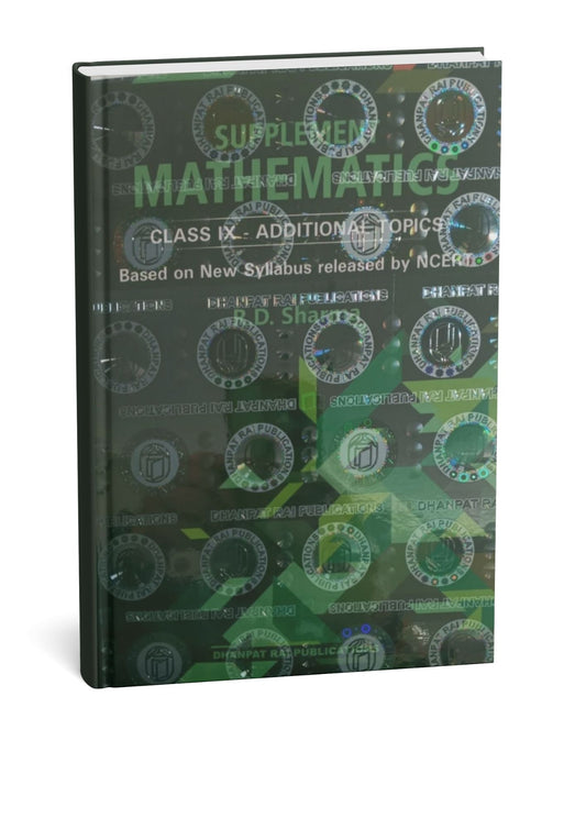 Dhanpat Rai Mathematics Supplement Class 9 | Additional Topics R.D. Sharma 2026-27 Letest Edition (English Medium) New Syllabus