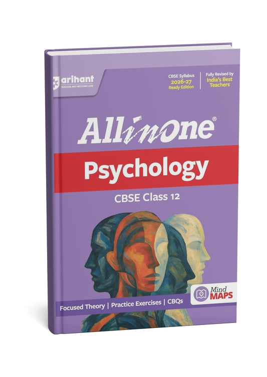 Arihant All in One Psychology Class 12th for CBSE Exam 2026–27 Latest Syllabus (English Medium)