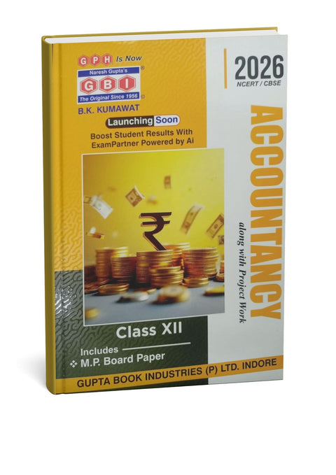 GBI Accountancy Along with Project Work for Class 12th M.P Board Paper (English Medium)