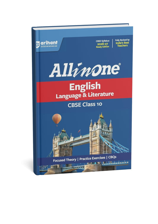 Arihant All in One English Language & Literature Class 10 CBSE 2026–27 Edition (English Mudium)