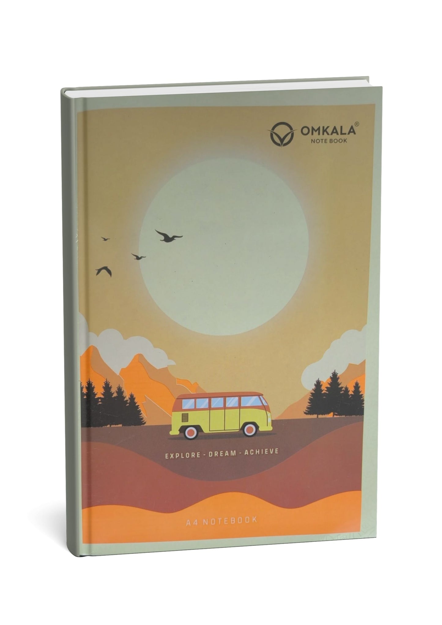 Omkala Extra Large Notebook (20.7 × 26.6 cm) 240 Pages