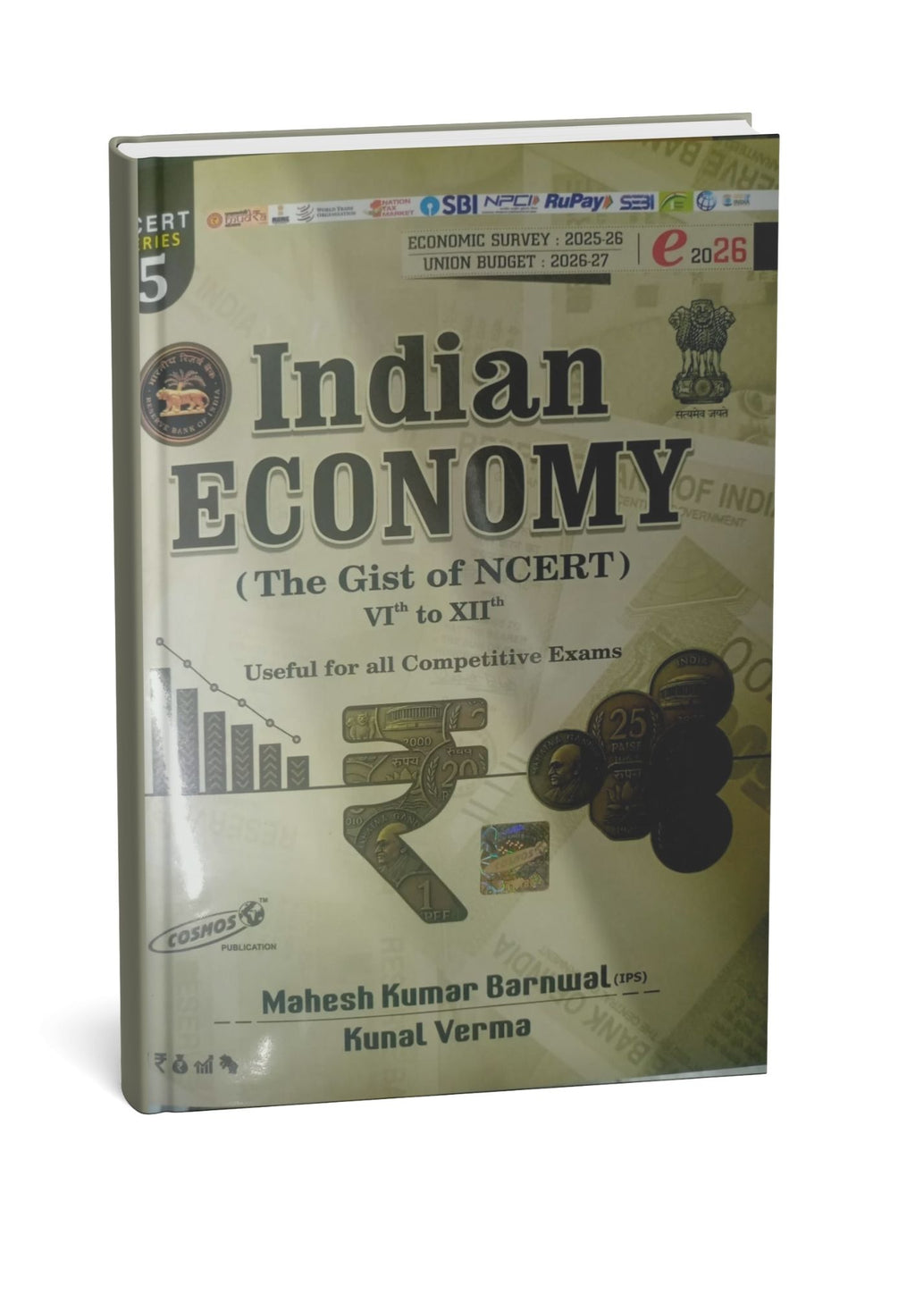 Cosmos - Indian Economy NCERT (Class 6–12) By Mahesh Kumar Barnwal(IPS) (Series-5) Edition 2026| English Medium