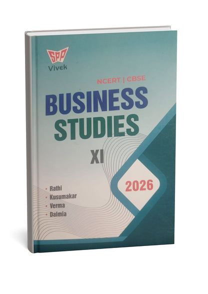 SPP Vivek Business Studies Class 11 | NCERT/CBSE Based 2026 (English Medium)