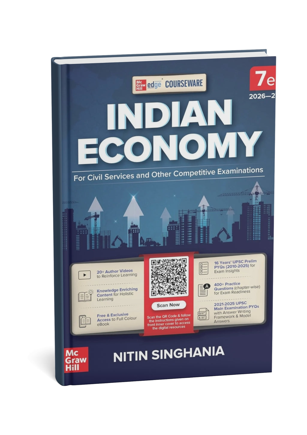TMH Indian Economy |7th Edition 2026-27 by Nitin Singhania (English Medium)