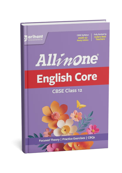 Arihant All in One English Core Class 12 2026–27 | CBSE NCERT Based (English Medium)