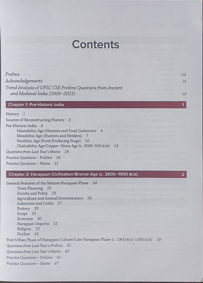 Ancient and Medieval India By Poonam Dalal Dahiya (English Medium) – TMH