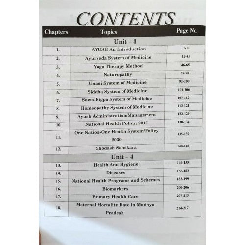 Nirman IAS Ayush & Health Book | MPPSC Mains Exam Paper-3 Part-B Units 3 & 4 | By Sanjay Gupta