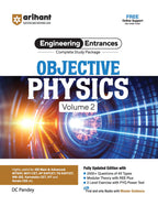 Arihant Complete Study Package Objective Physics (Vol. 2) for JEE & All Engineering Entrances | 5000+ Questions | By DC Pandey(English)