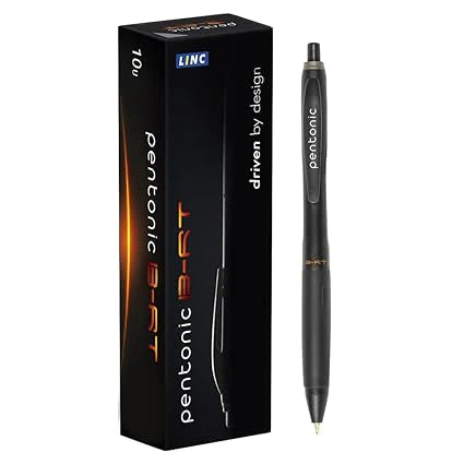 Pentonic BRT Cruise With Control Ball Pen 10 Units Black