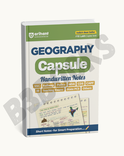 Arihant Publication Geography Capsule Handwritten Notes (English Medium)