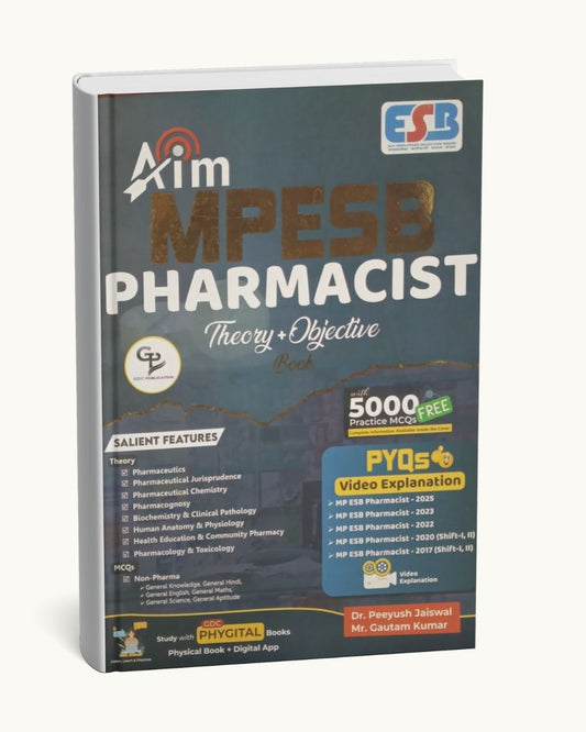 Aim MPESB Pharmacist – Theory + Objective Book