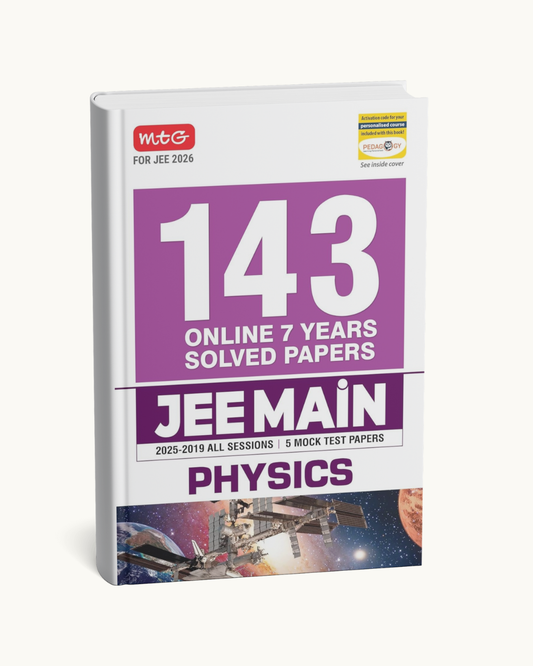 MTG JEE Main 143 Y Solved Paper Physics (English Medium)