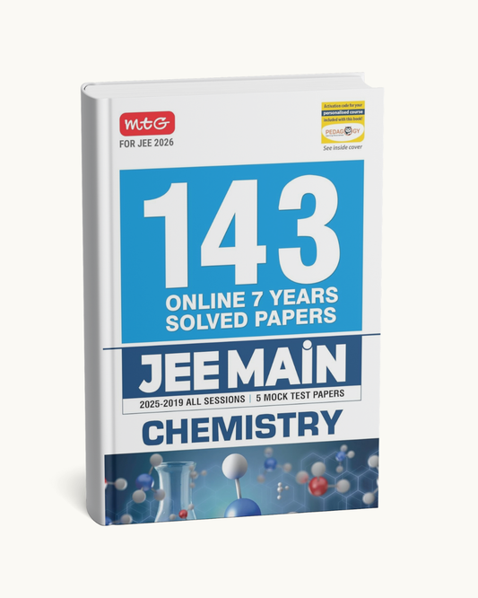 MTG JEE Main 143 Years Solved Papers Chemistry (English Medium)