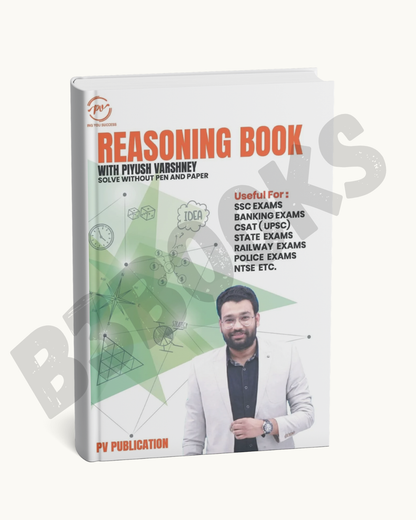 PV Publication - Reasoning Book by Piyush Varshney | English Medium