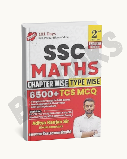 SSC Maths 6500+ TCS MCQ By Aditya Ranjan Sir English Medium