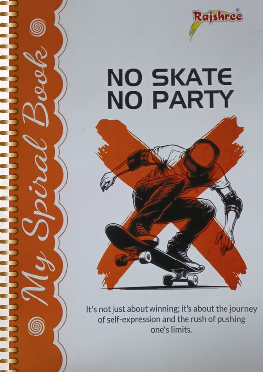 Rajshree A4 Spiral Note Book | Ruled | Premium Quality | 400 Pages