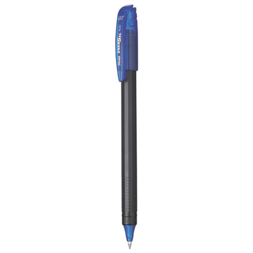 Pentel EnerGel 0.7 mm Ball Metal Point Blue – Smooth Gel Pen