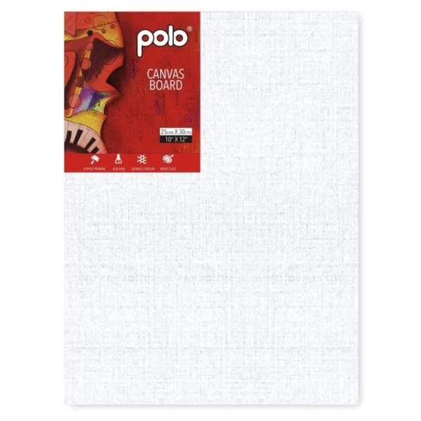 Polo Canvas Board 25 cm x 30 cm (10 x 12 Inch)