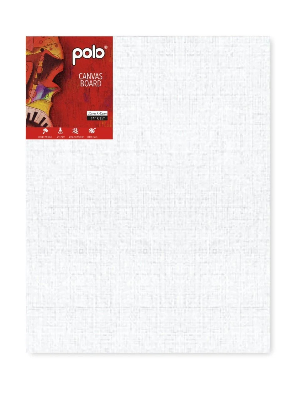Polo Canvas Board 20 cm x 25 cm (8 x 10 Inch)