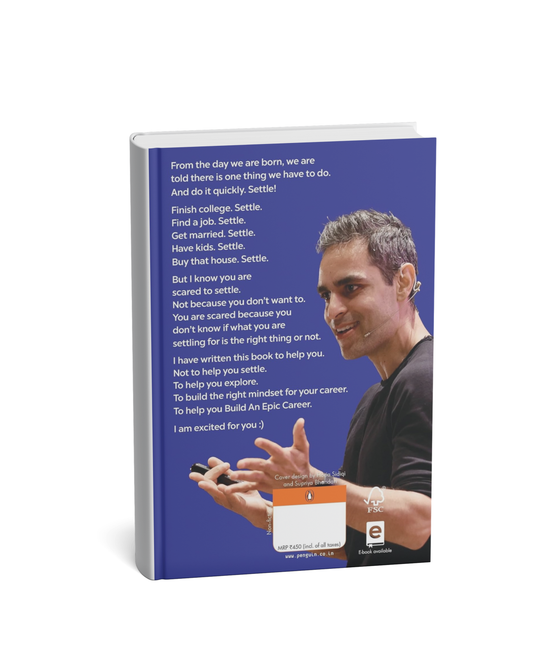 Build an Epic Career – Ankur Warikoo (paperback english)