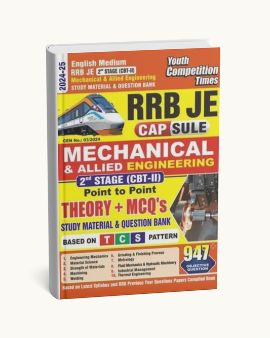 Youth Competition Times – RRB JE Mechanical & Allied Engineering