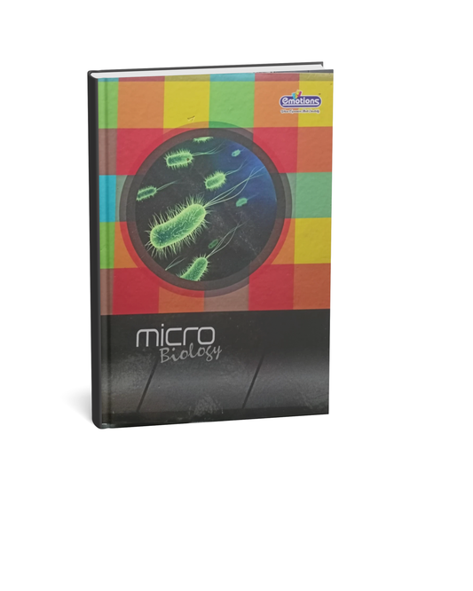 Emotions Micro Biology Notebook, Single Line, Hard Cover, 192 pages