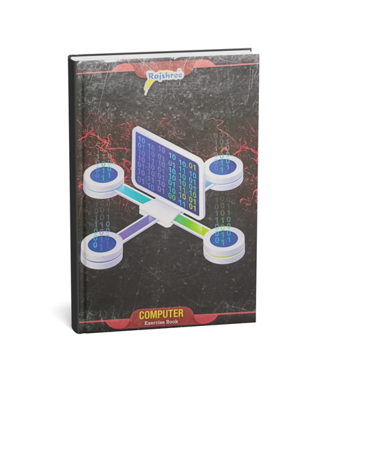Rajshree Computer Exercise note Book, Hard Cover, 120 Page