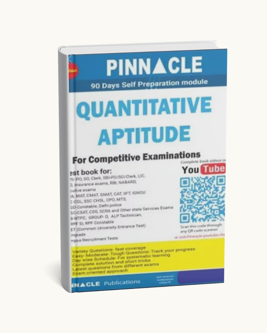Quantitative Aptitude Pinnacle Publications (English Medium)