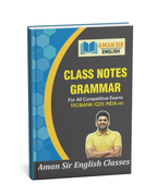 Aman sir English Class Notes Grammar By Aman Sir Chapterwise & Topicwise Notes