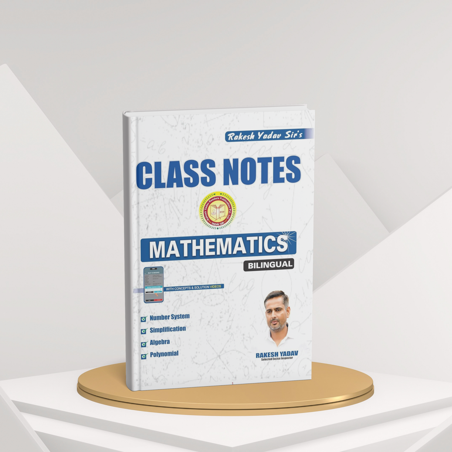 Rakesh Yadav Class Notes Mathematics (Bilingual) | With Concepts & Solution