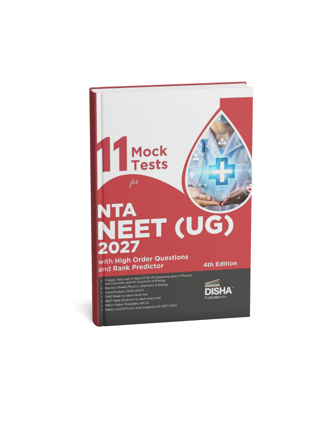 Disha 11 Mock Tests for NTA NEET (UG) 2027 4th Edition (English Medium)
