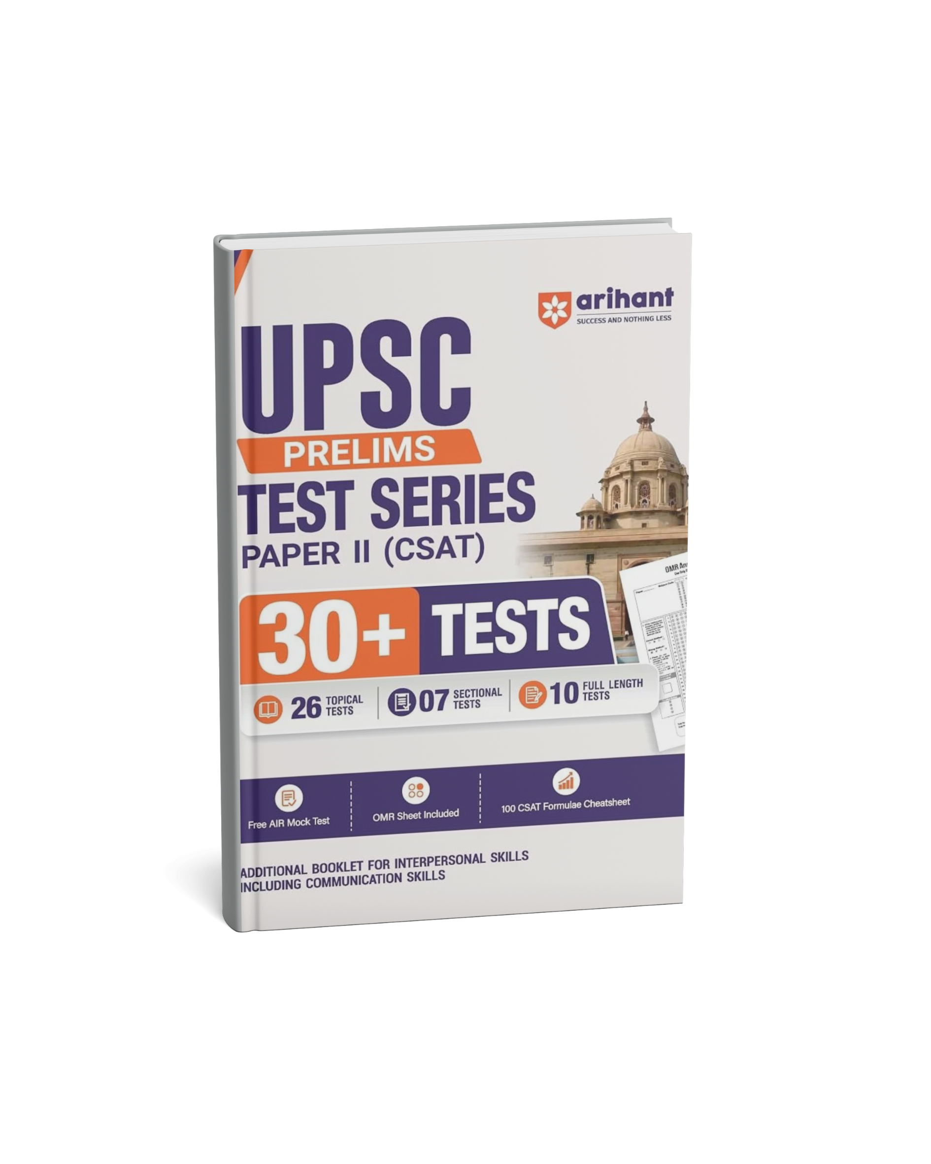 Arihant UPSC Prelims Test Series - Paper II (CSAT) - 30+ Tests (English Medium)
