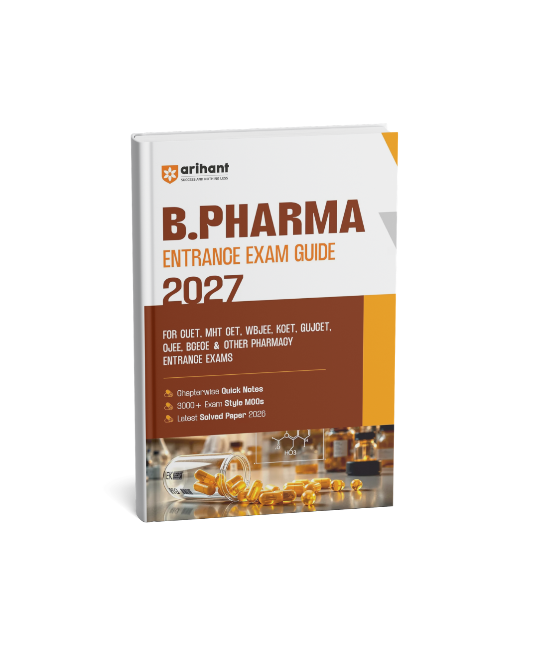 Arihant B.Pharma Entrance Exam Guide 2027 CUET MHT CET (English Medium)