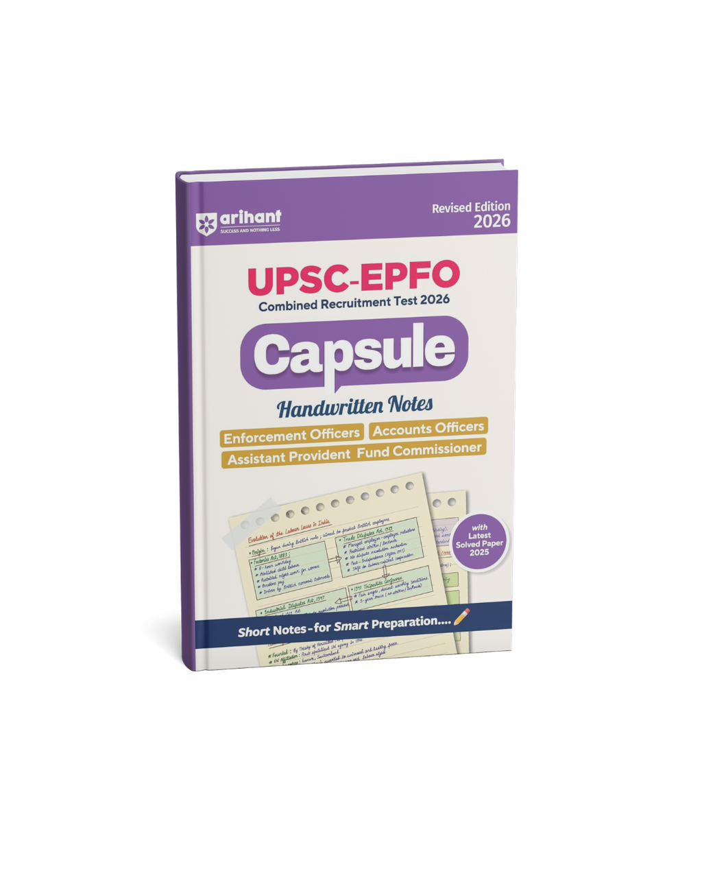 Arihant UPSC-EPFO Capsule Handwritten Notes 2026 Edition (English Medium)