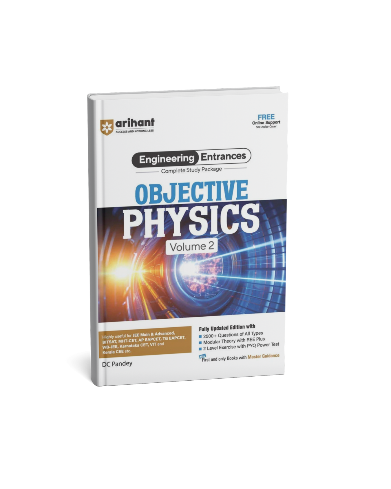 Arihant Complete Study Package Objective Physics (Vol. 2) for JEE & All Engineering Entrances | 5000+ Questions | By DC Pandey(English)