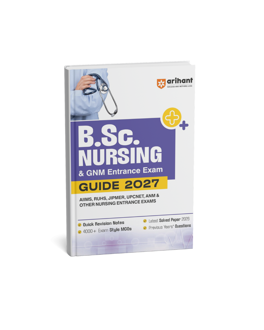 Arihant B.Sc Nursing and GNM Entrance Exam Guide 2027 (English Medium)