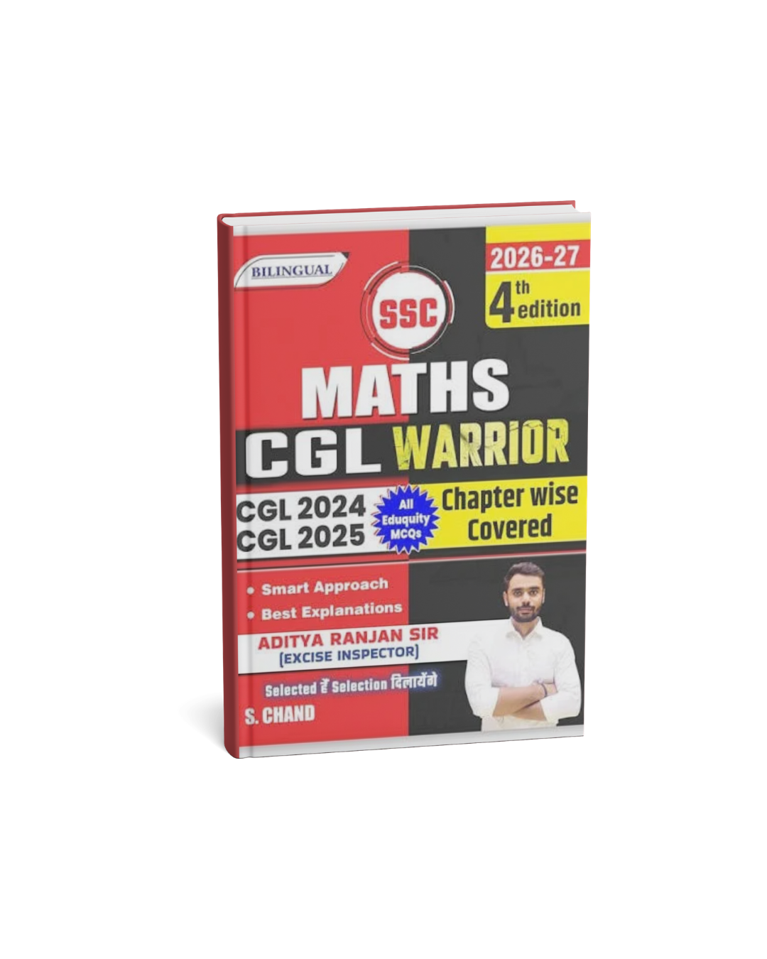 S.Chand SSC Maths CGL Warrior 4th Edition 2026-27 By Aditya Ranjan Sir (Bilingual)