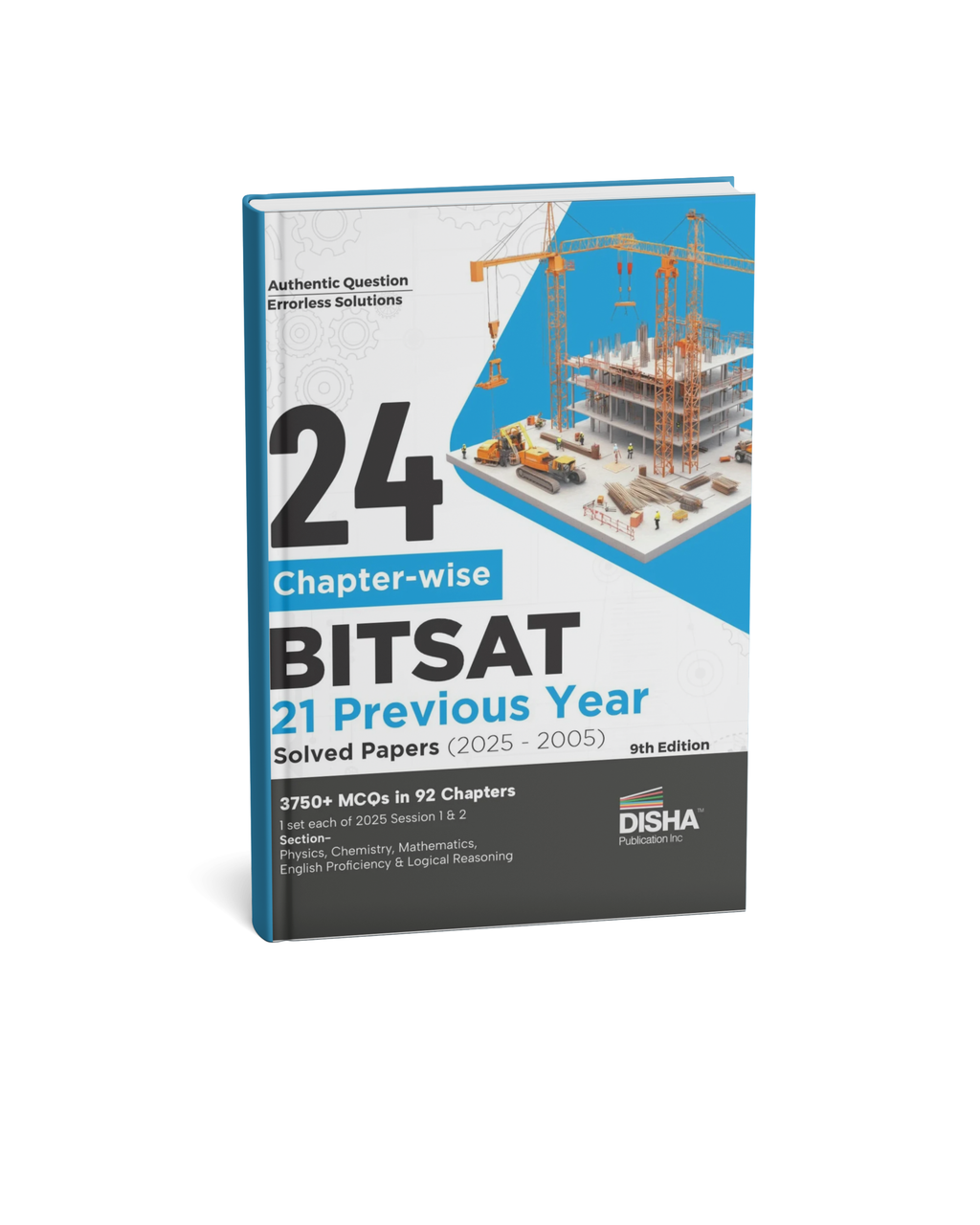 Arihant 24 Chapter-wise BITSAT 21 Previous Year Solved Papers (2025–2005) 9th Edition (English Medium)