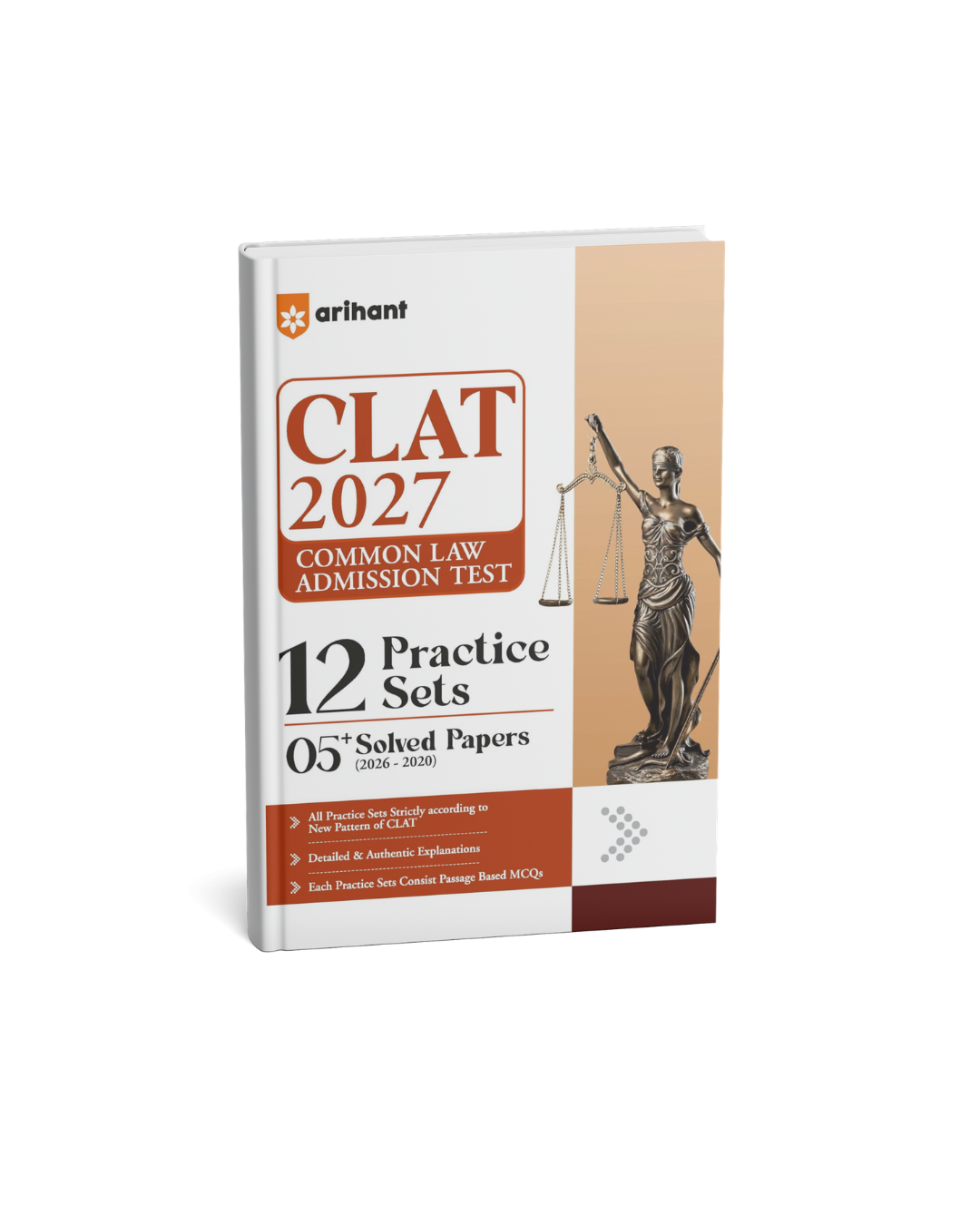 Arihant CLAT 2027 12 Practice Sets & 05+ Solved Papers (2026-2020) (English Medium)