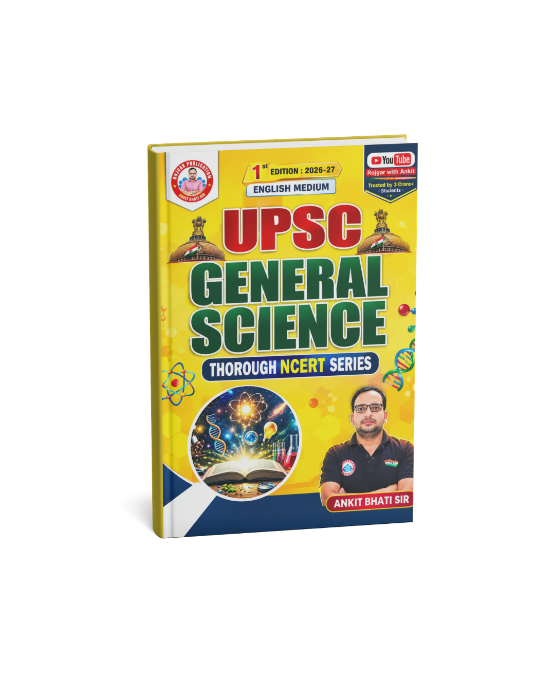 Rojgar UPSC General Science Enriched NCERT Series 1st Edition: 2026-27 By Ankit Bhati Sir (English Medium)