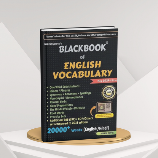 GUPTA EDUTECH BlackBook of English Vocabulary | May 2024 Edition