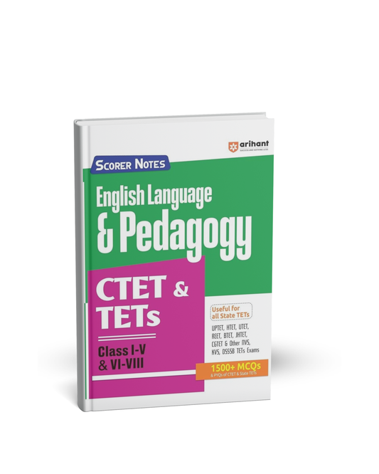 Arihant Publication English Language & Pedagogy CTET & TETs Class 1-5 & 6-8 [English]