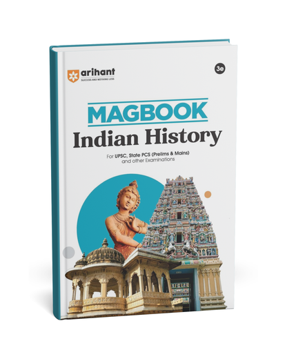 Arihant Magbook Indian History Exam 2025–26 | 3rd Edition | English Medium