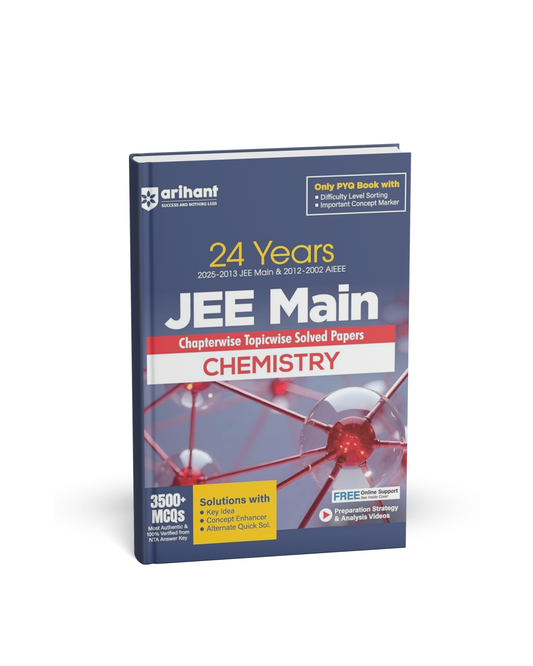 Arihant JEE Main Chemistry 24 Years – Chapterwise & Topicwise Solved Papers [English]