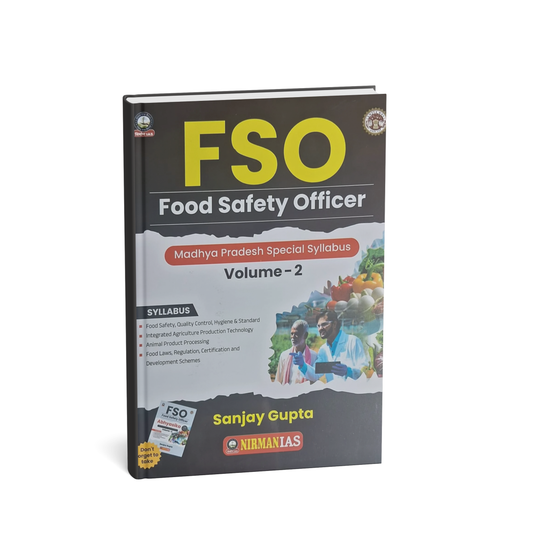 Nirman IAS FSO Food Safety Officer Book Volume-2 | Sanjay Gupta  |English Medium