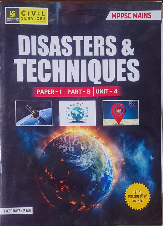 "MPPSC Mains Disasters and Techniques Paper 1 Unit 4 By Utkarsh Classes "